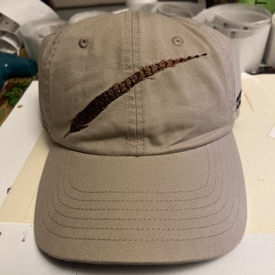 Cabela's Khaki Embroidery Pheasant Outdoor Hunting Strapback Hat / Cap Forever
