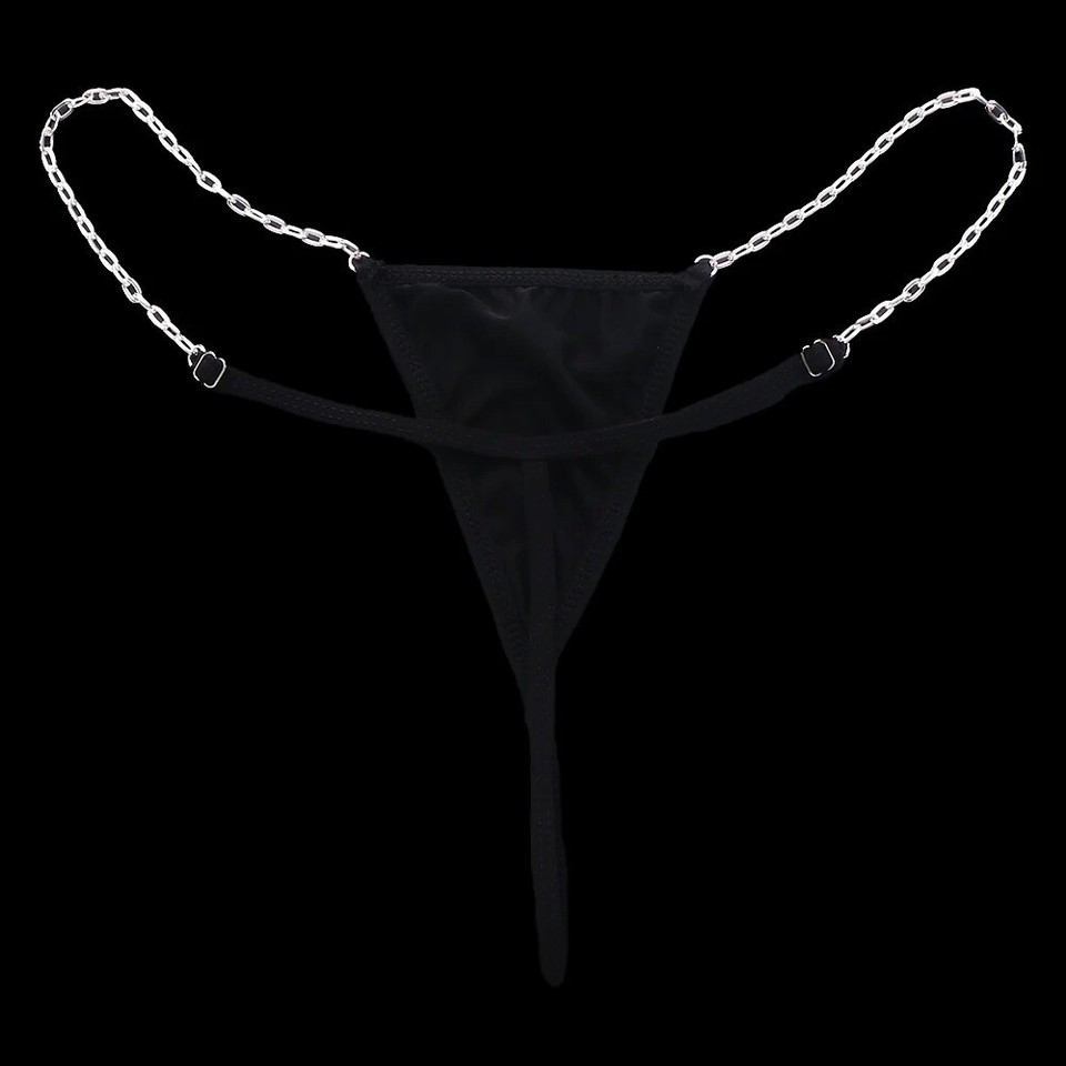 Sexy Metal G String Thong Gold Silver Color Waist Chain Bikini