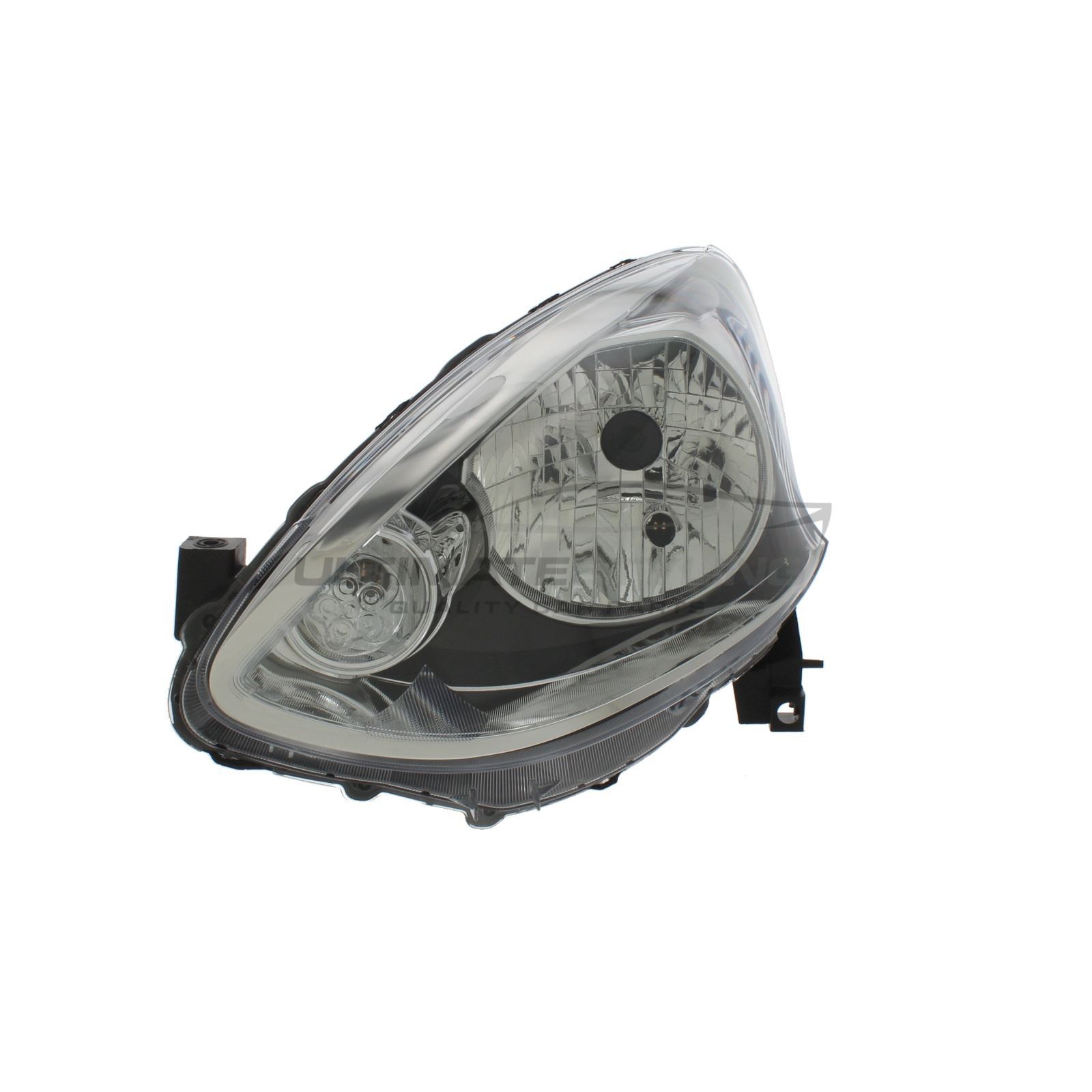 Headlight Fits Nissan Micra K13 W02A 20132017 Chrome Headlamp