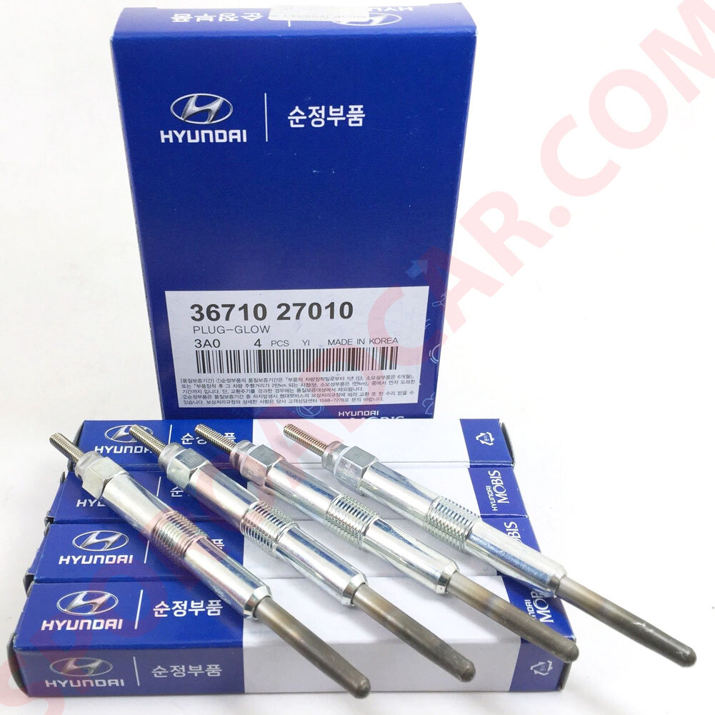 Diesel Ignition Glow Plug 4P For Tucson 2005-2009 Santa Fe Elantra 3671027010