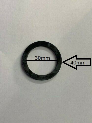 Flat Rubber Washer 30mm Inner Dia 40mm Outer Dia ( 2mm Thickness) - Bild 1 von 3