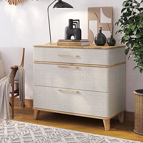 Beige Grasscloth Peel and Stick Wallpaper Textured Contact Paper, 17.7x118 Inch - Picture 4 of 8