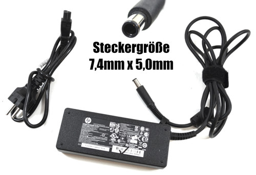 Original HP 65W 19,5V 3,33A AC Adapter Laptop Netzteil mit Stromkabel