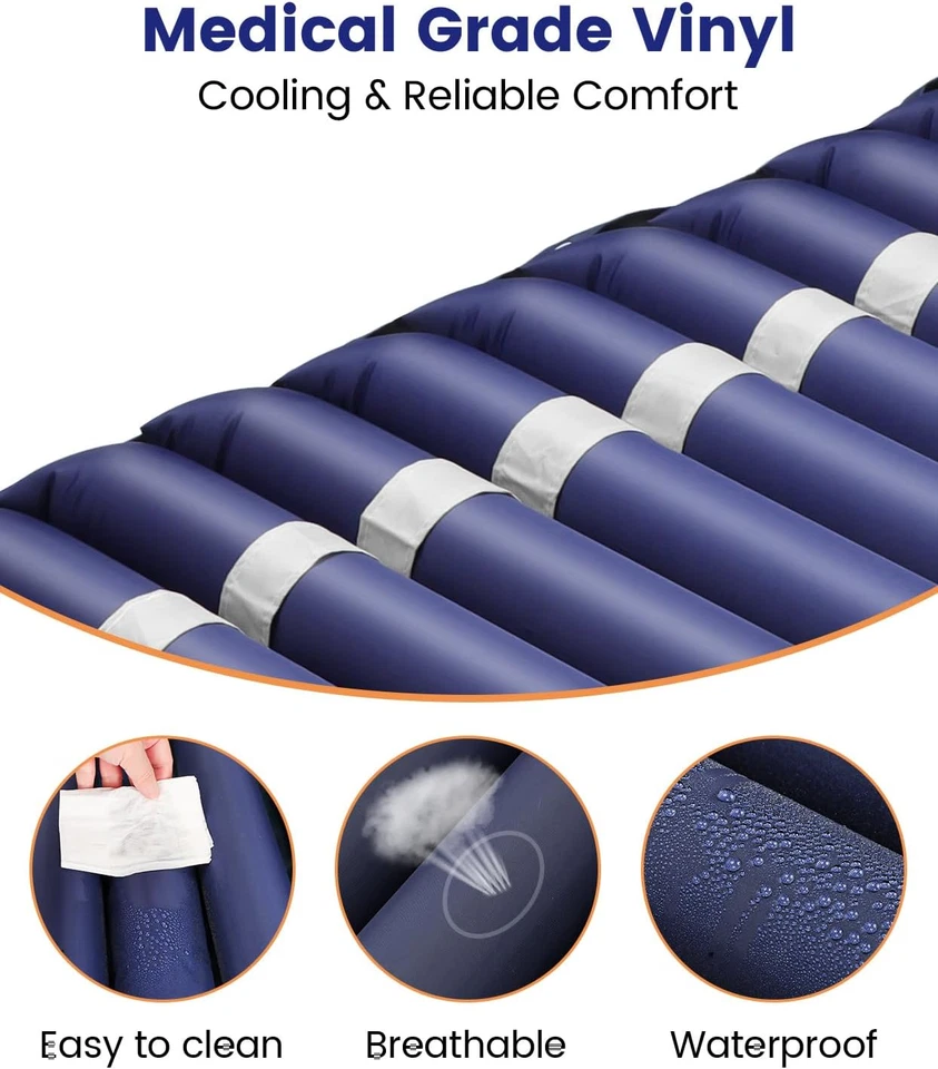 Alternating Air Pressure Mattress Bed Anti Bedsore Anti-decubitus With Pump - image 2 of 4