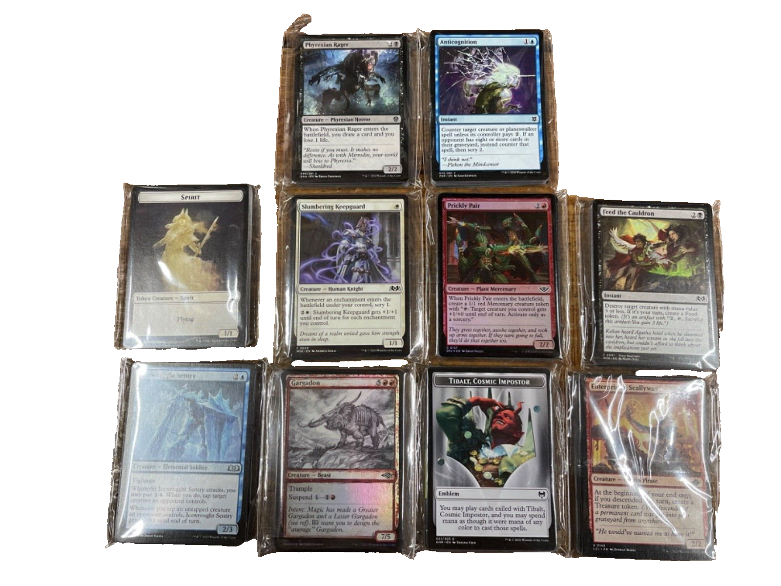 200 Magic the Gathering MTG Cards Bulk Lot with 20 Card Sleeves