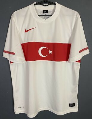 NIKE MEN'S TURKEY NATIONAL 2010/2011 BURUK 7 SOCCER FOOTBALL SHIRT
