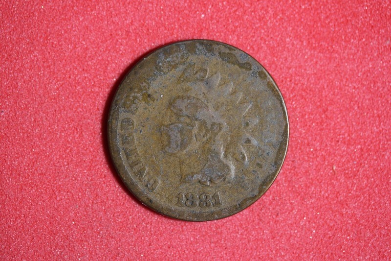 ESTATE FIND 1881 - Indian Head Cent!! #K53149