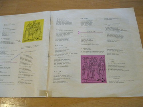4 LP Box Bach Weihnachtsoratorium Vinyl Eterna DDR 8 20 084-087 MONO - Picture 5 of 6