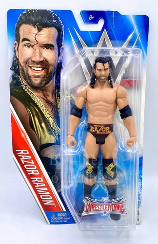 Razor Ramon WWE Mattel Basic Wrestling Figure Wrestlemania Scott Hall ...
