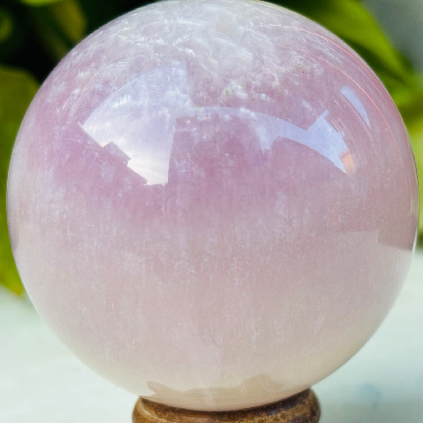 584g Natural Purple Fluorite Ball Quartz Crysta Energy Sphere Reiki healing