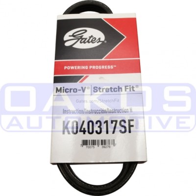 Gates Micro-V Stretch-Fit A/C Belt (11718AA0 for 08-14 WRX & 08-21 STi K040317SF