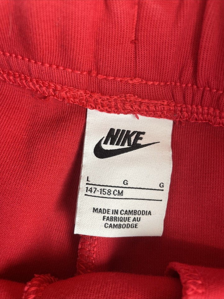 Nike Red tech fleece Youth Tracksuit L Age 12/13 (Tech500) eBay