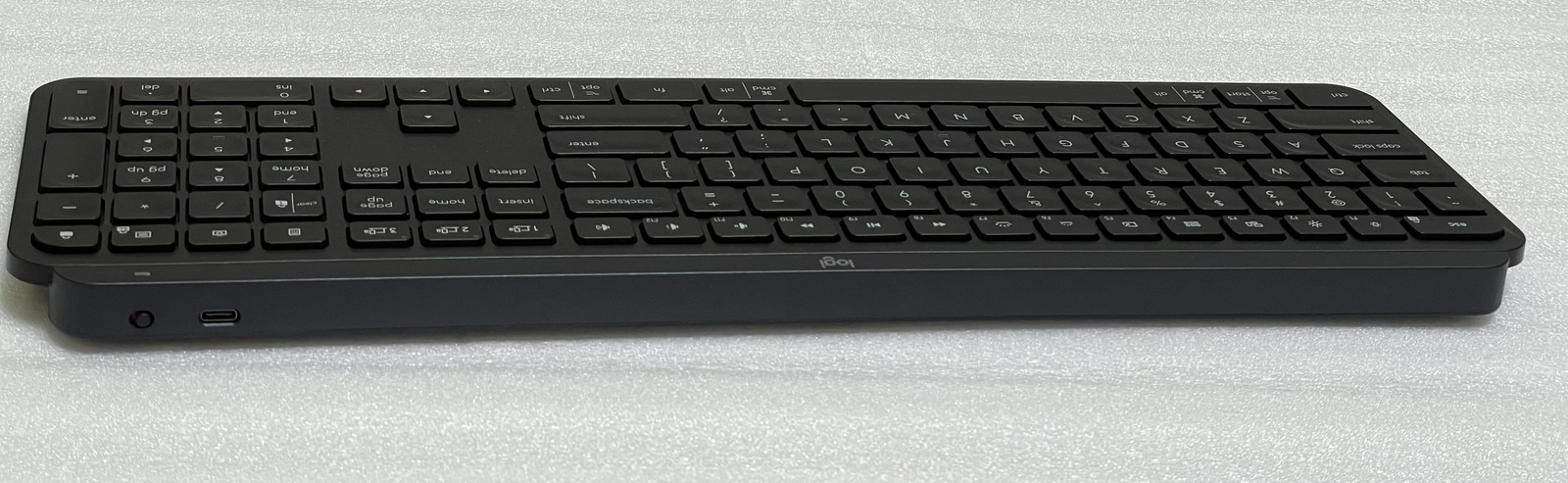 Logitech MX Keys Advanced Wireless Illuminated Keyboard Black ,Backlit LED Keys