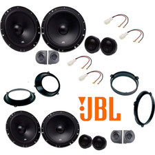 Kit 8 casse per FIAT PANDA JBL con adattatori e supporti