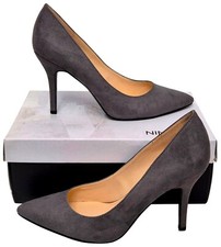 NINE WEST Flagship Ladies Grey 6 cm Heel Shoes Stiletto MRRP £89
