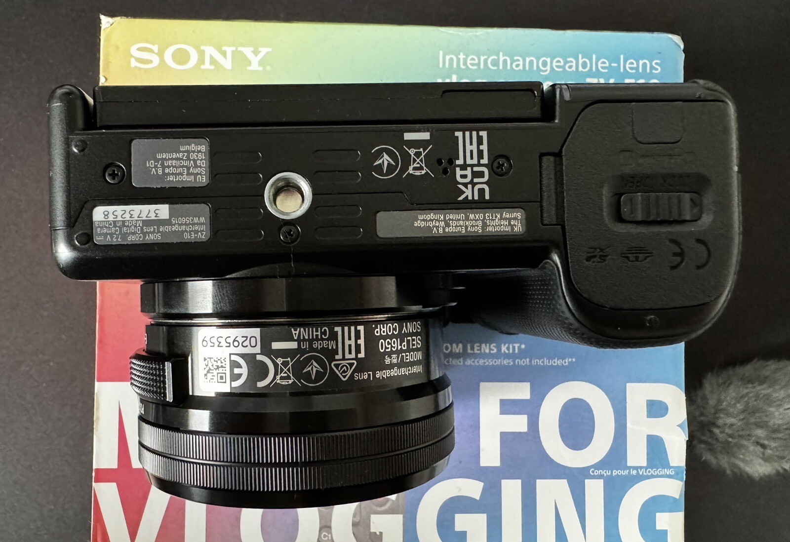 Sony ZVE10 Camera With Tripod, Mic, Elgato Cam Link 4k, And Lots More