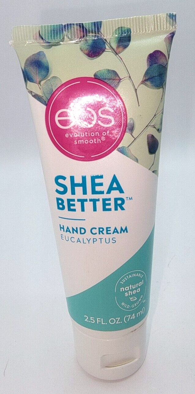 eos Shea Better Hand Cream Eucalyptus Natural Shea Butter Lotion 2.5oz SEALED