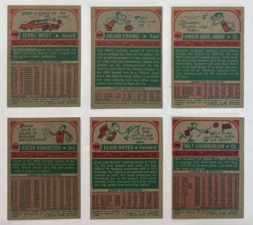 1973-74 TOPPS BASKETBALL COMPLETE SET EXMT TO NM/MT ONE OWNER - Picture 2 of 7