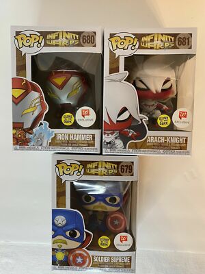 Funko Pop Infinity Warps Marvel Walgreens Exclusive Bundle Avengers 679 680 681