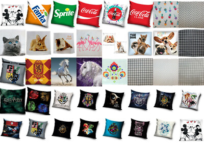 Kissenbezug Kissen Hülle 40x40cm Potter Cola Hund Katze Sterne Flamingo Chupa