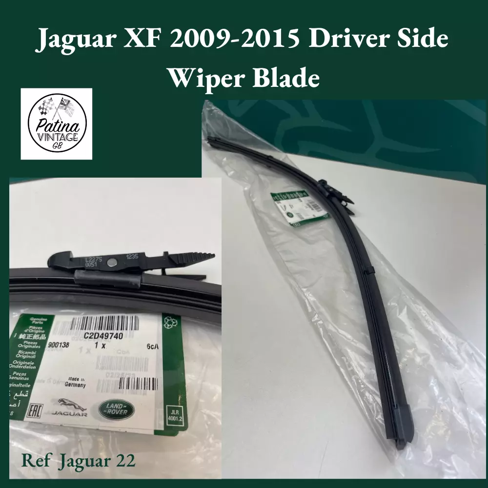 Genuine Jaguar XF 2009 2015 Driver Side Wiper Blade RHD C2D49740