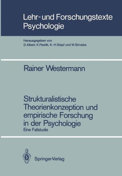 Rainer Westermann | Strukturalistische Theorienkonzeption Und