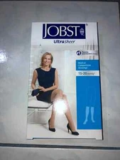 JOBST KNEE HIGH CALF COMPRESSION STOCKINGS 15-20MMHG NATURAL BEIGE XL 119006