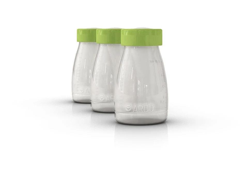 Ardo Bottle Set, Flaschen zur hygienischen Aufbewahrung von Muttermilch, 3 Stk - Bild 2 von 3