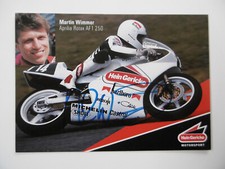 Martin Wimmer autograph signed 10x15 cm postcard