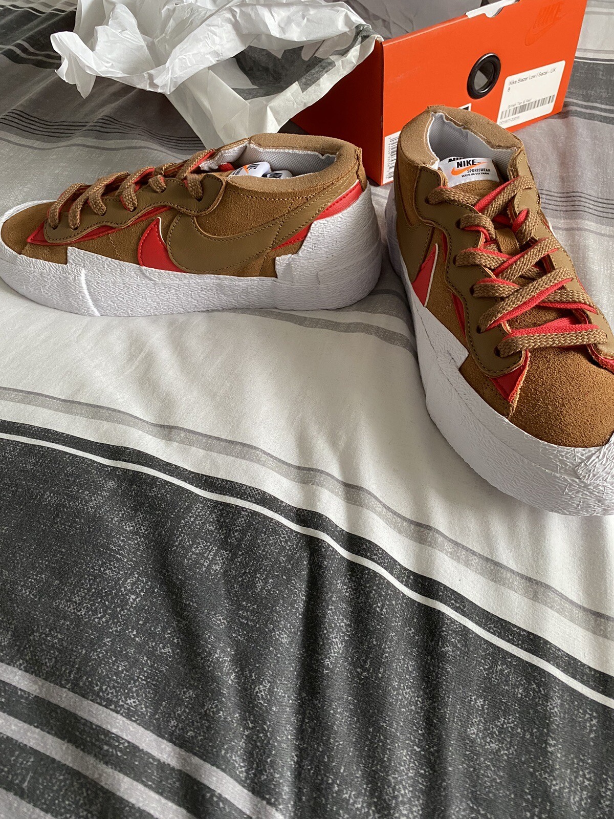 SACAI X NIKE Nike x Sacai Blazer Basso 'British Tan' Taglia 8
