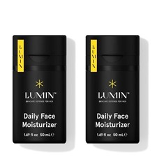 Lumin Men's Skincare Daily Face Moisturizer  50ml  TWIN PACK
