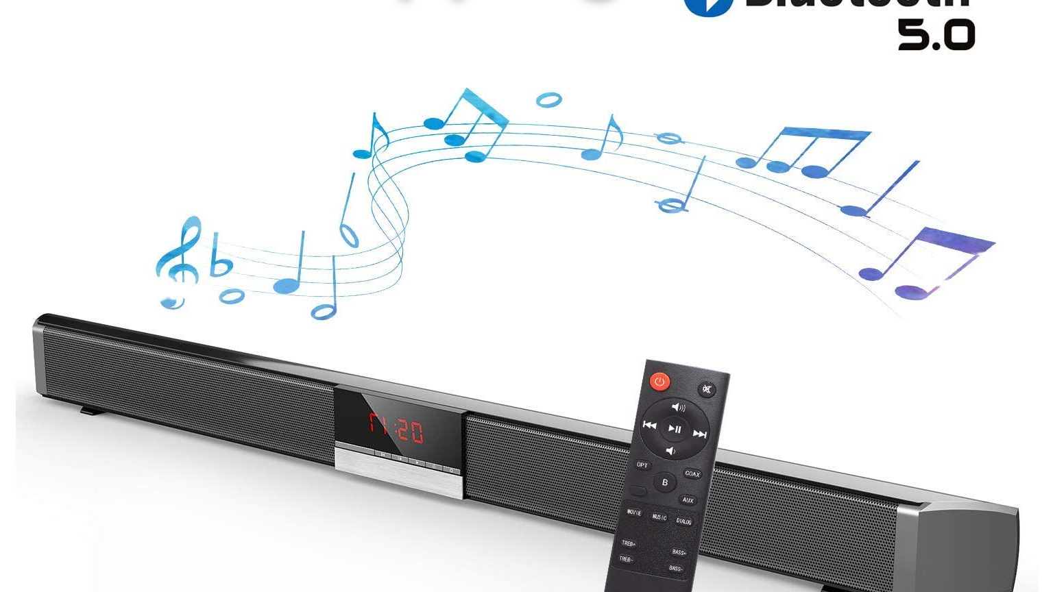 wired soundbar and subwoofer