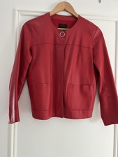 Pinko Leather Jacket Size It 38