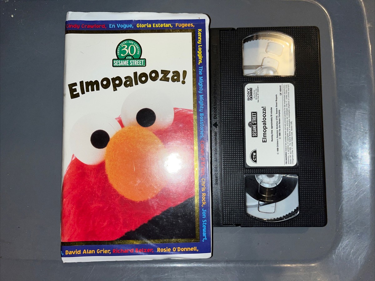 Sesame Street - Elmopalooza (VHS, 1998) 9 74644944136| eBay