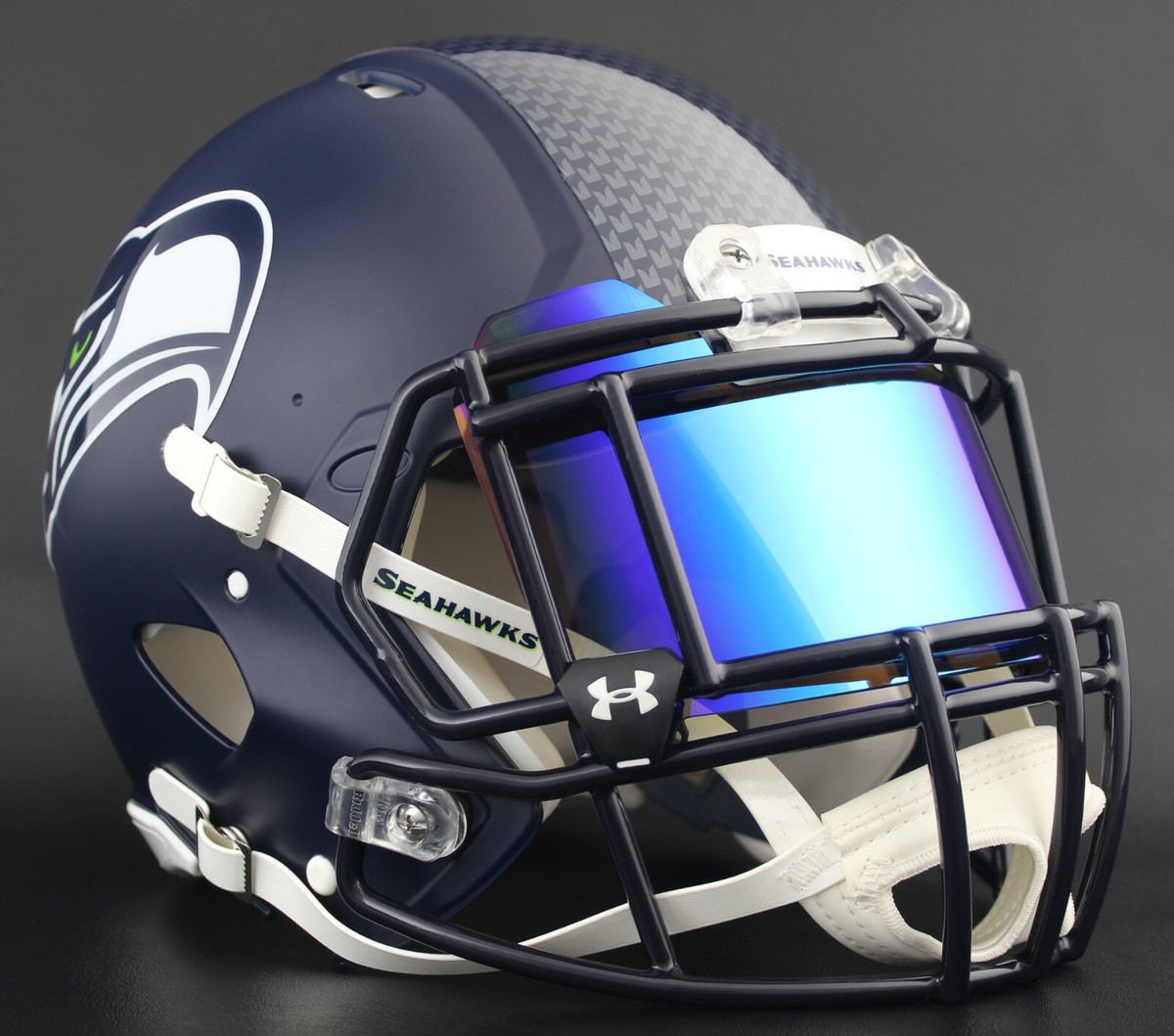 SEATTLE SEAHAWKS NFL Football Helmet with REVO ICE BLUE