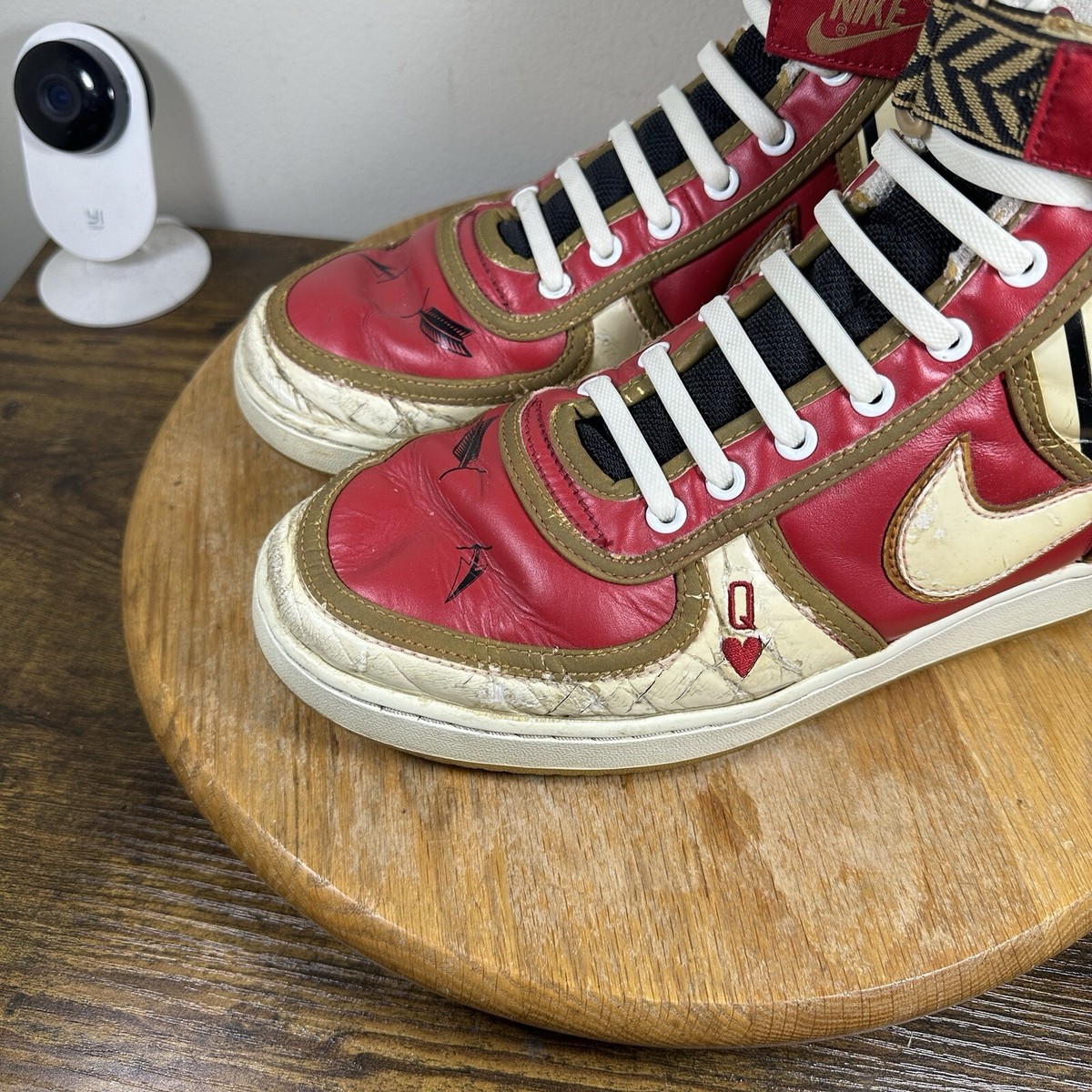 連休週末値下げ！NIKE VANDAL HIGH King of Hearts Nike Vandal High King Queen of Hearts Vintage Shoes Men's