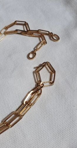 Kette, Silber 925, 18 Karat vergoldet, 80 cm lang. - Bild 4 von 5