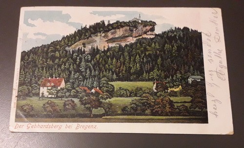 Antike Postkarte "Der Gebhardsberg bei Bregenz" (j3) - 第 1/6 張圖片