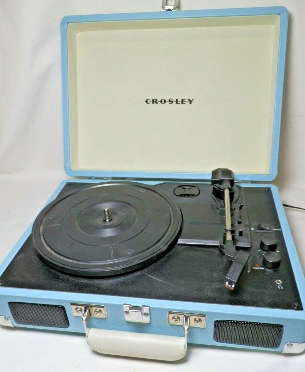 Portable Crosley Stereo Turntable Record Player Portable Suitcase