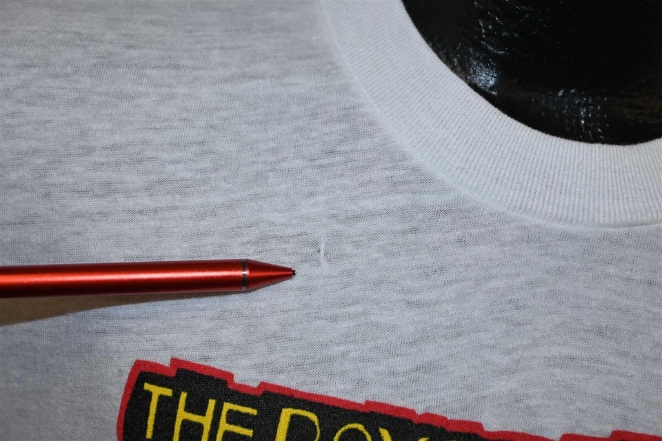 Camiseta vintage años 80 PIELES PSICODÉLICAS RICHARD MAYORDOMO BONITA EN ROSA GRANDE L Foto 3 de 4