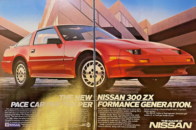 1985 Magazine Advertisement Nissan 300 ZX Sports Car | eBay