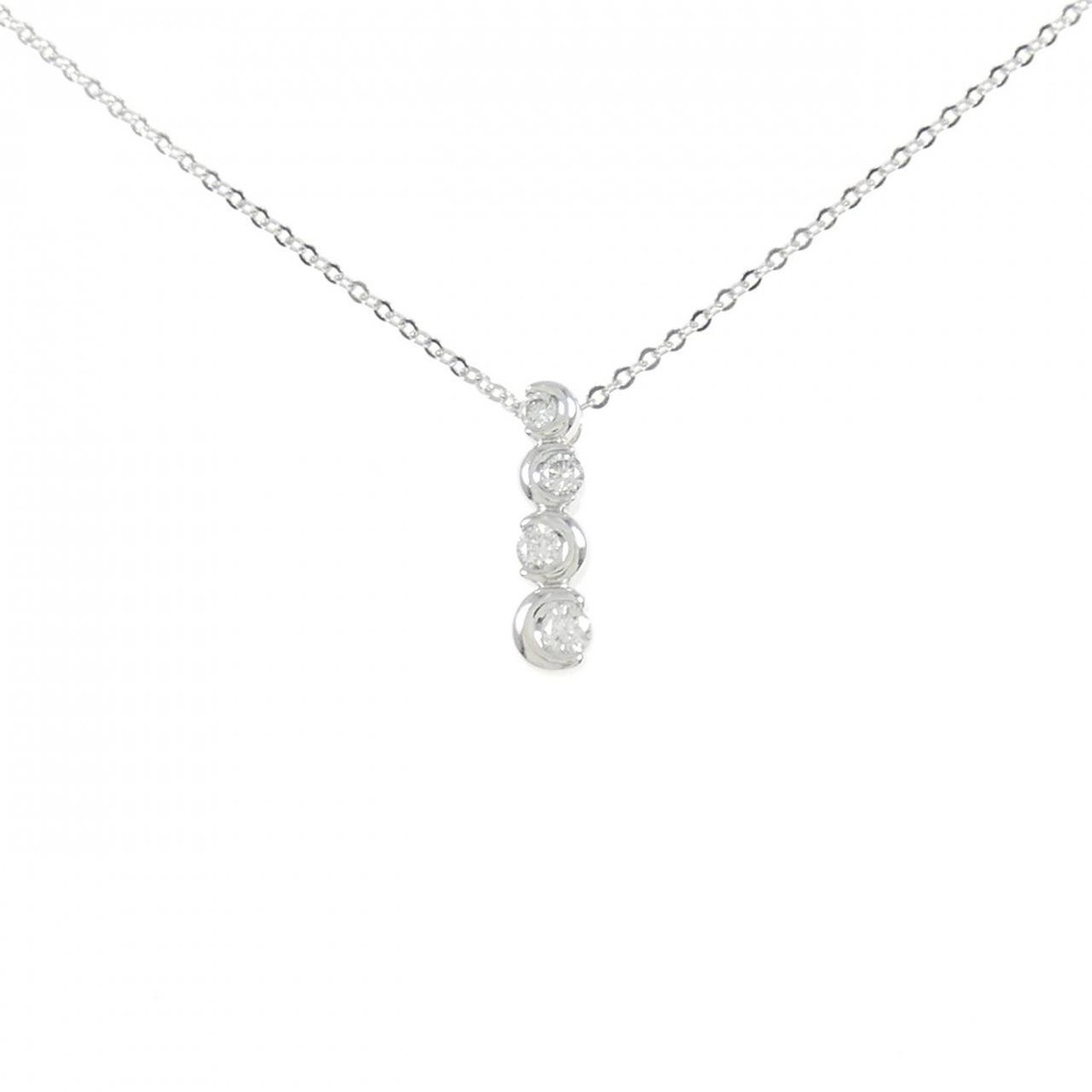 Authentic K18WG Diamond Necklace 0.16CT #246-000-406-3605 | eBay Authentic K18WG Diamond Necklace 0.16CT #246-000-406-3605 | eBay