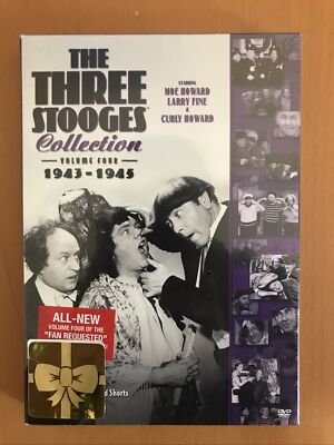 The Three Stooges Collection - Vol. 4: 1943-1945 (DVD, 2008, 2-Disc Set) NEW