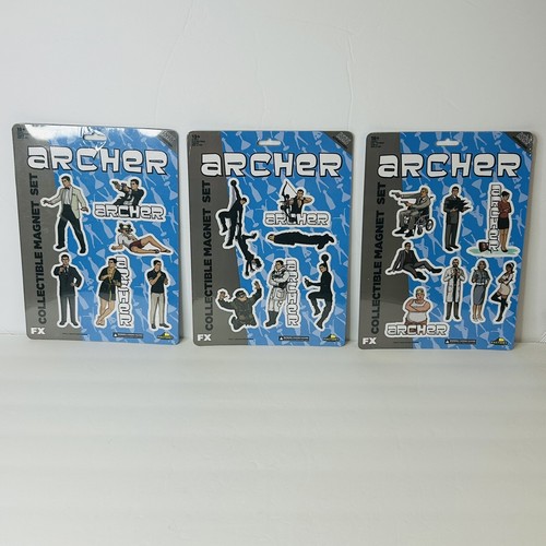 Archer Calamita Set di 3 Animati FX Factory Entertainment Da Collezione - Foto 2 di 8