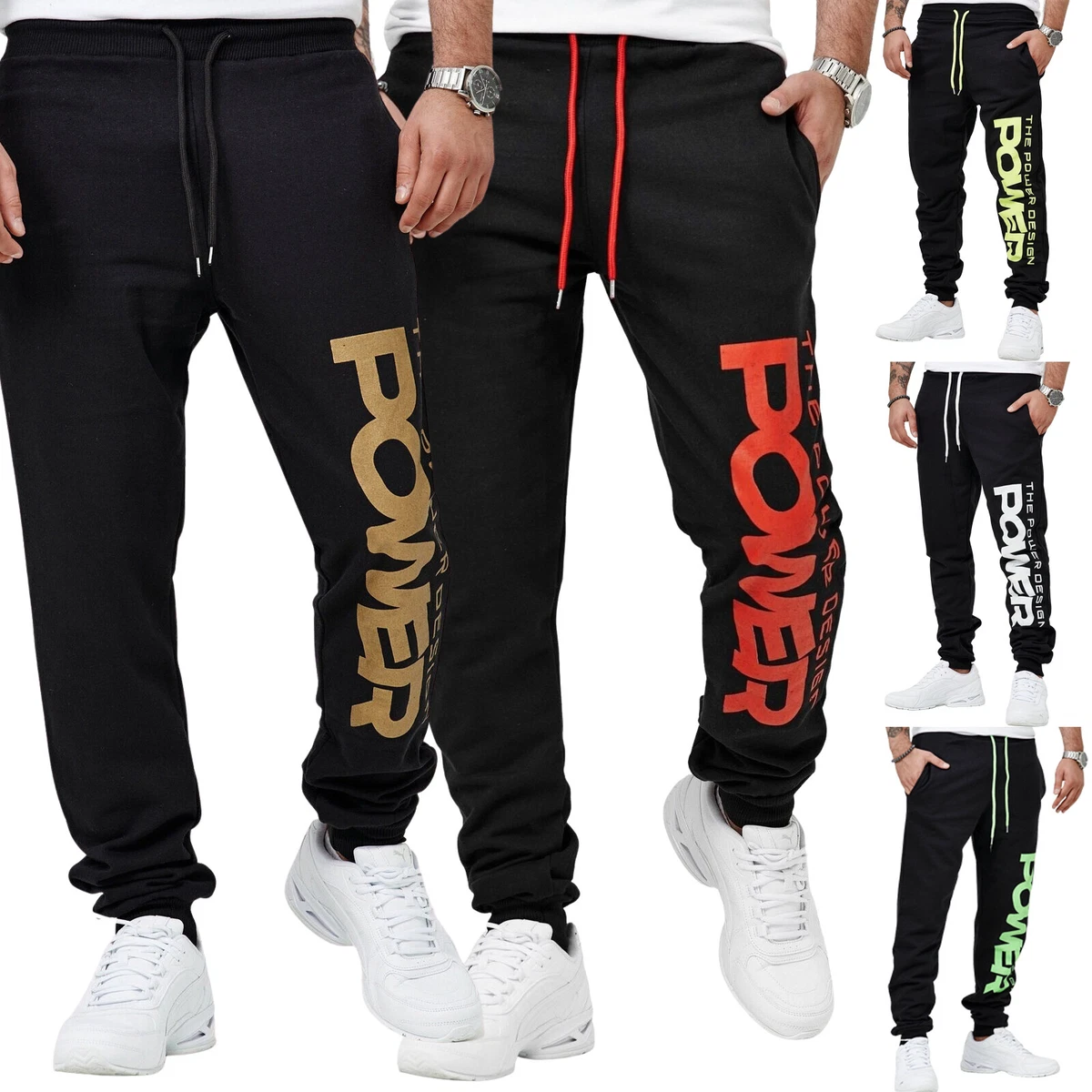 Pants Sports Pants Fitness Trousers Jogger Streetwear Mens Power | eBay