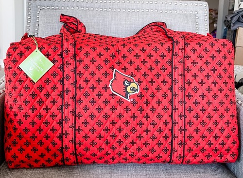 Borsone grande nuovo con etichette Vera Bradley Collegiate Collection University of Louisville - Foto 3 di 6