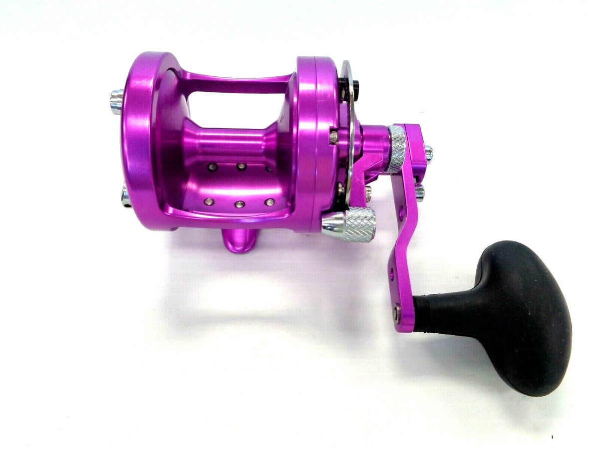 Avet RAPTOR MXL6/4 MC 2-Speed Lever Drag Reel MC Cast - PURPLE