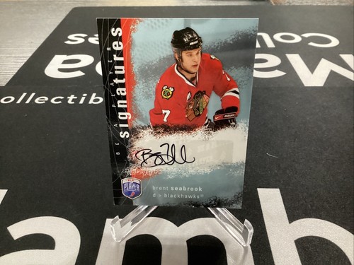2007-08 Upper Deck Be A Player Hockey Signatures #S-BS Brent Seabrook Auto - Picture 1 of 2