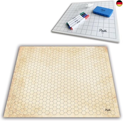 Double Sided Battle Game Mat for DND - Tabletop RPG Game Map Great for Dungeons