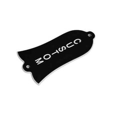 Custom Truss Rod Cover Black 2-Hole Fits Gibson Les Paul Guitars